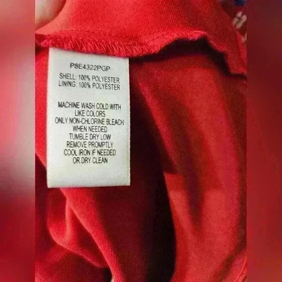 PARKER Red Floral Print Mini Dress - Picture 3 of 5